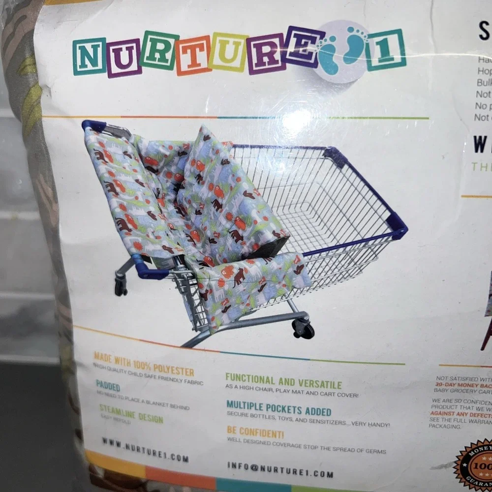 3-in-1 Shopping Cart Cover | High Chair Cover for Baby